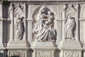 Fonte Gaia (marmor) (detalje)